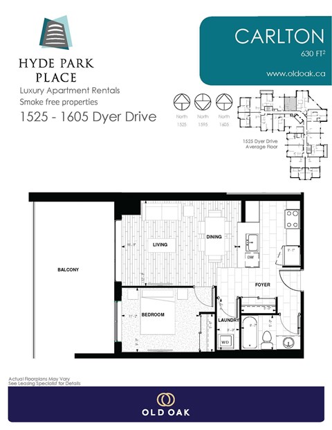 1595 Dyer Drive Studio-3 Beds Apartment for Rent - Photo Gallery 15