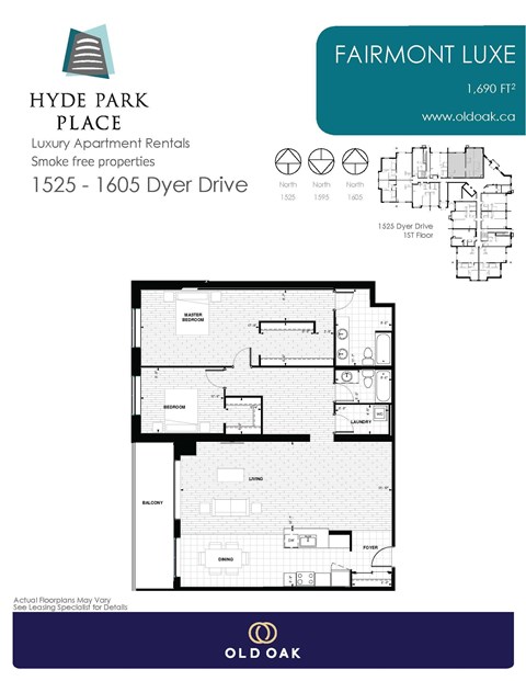 Hyde Park Place Studio-2 Beds Apartment for Rent - Photo Gallery 23