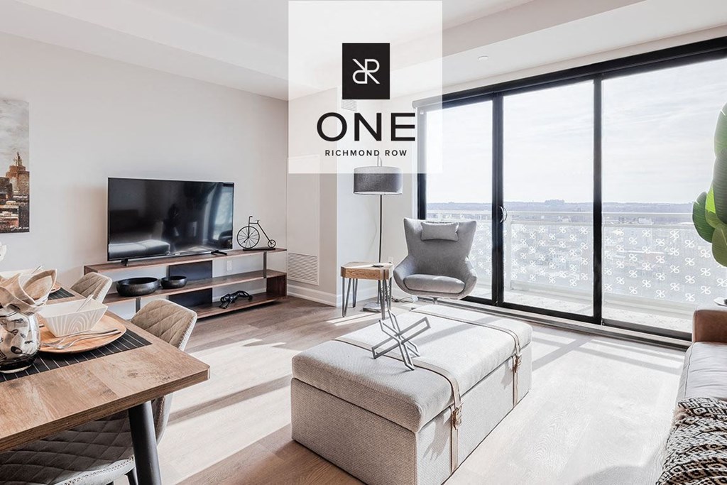 a living room with a couch and a tv