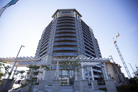 a building is under construction in the city