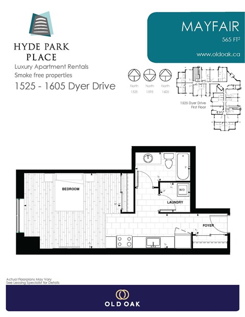 1595 Dyer Drive Studio-3 Beds Apartment for Rent - Photo Gallery 11