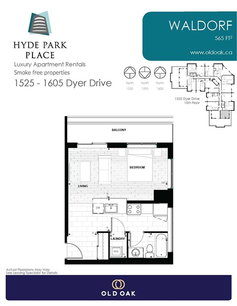 1525 Dyer Drive Studio-3 Beds Apartment for Rent - Photo Gallery 8