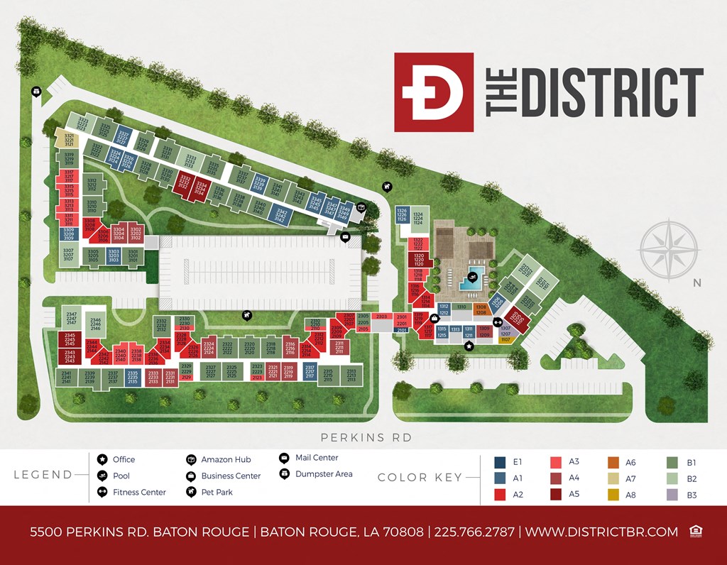 the district at the district site plan