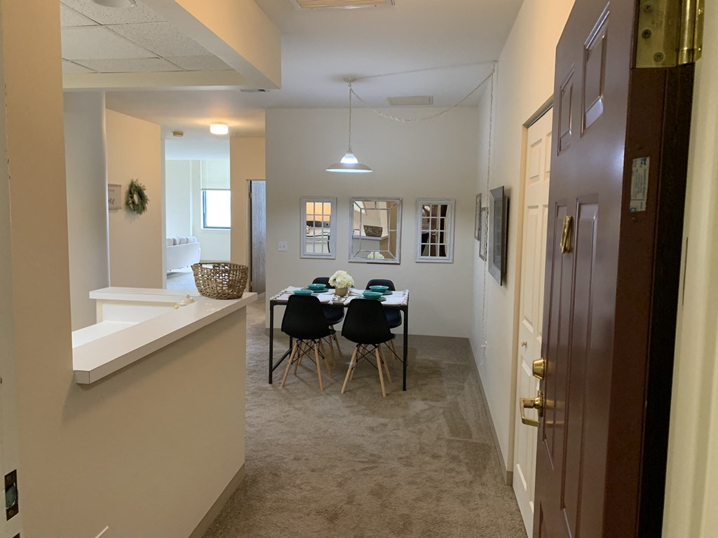 front door entry view