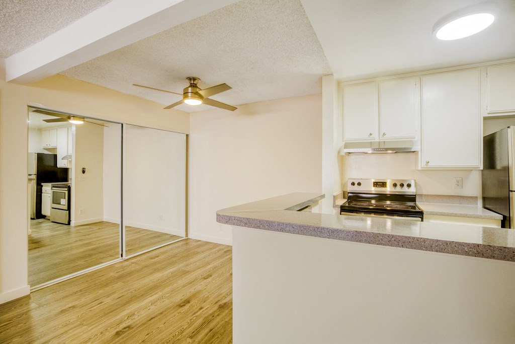 Closet and Kitchen view