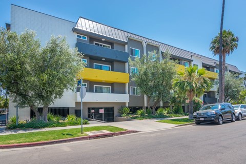 Exterior main building entrance