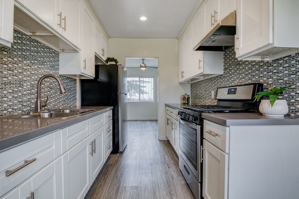 Kitchen with upgraded appliances