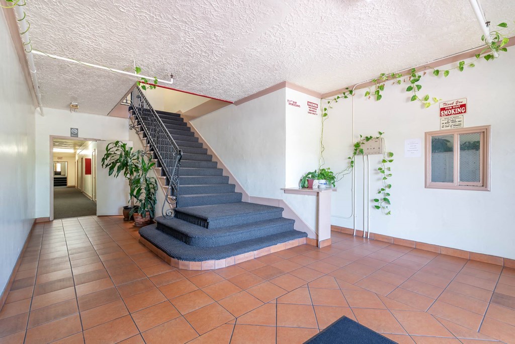 Buiding lobby and staircase