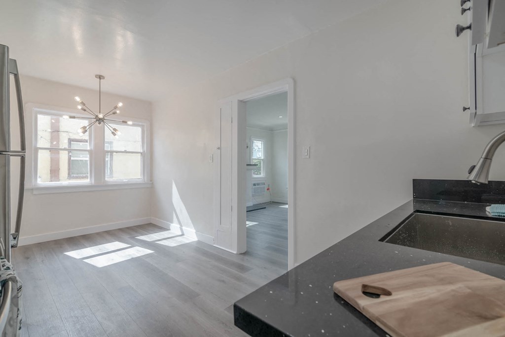 Kitchen and dining area