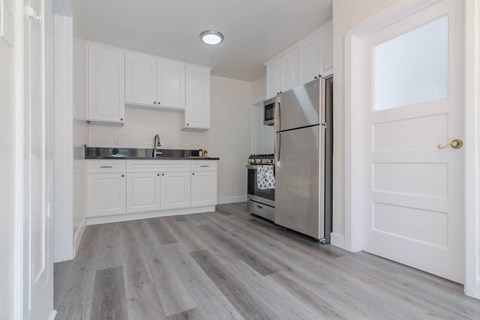 Kitchen with new appliances