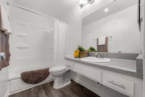 Bathing at Sunset Square Apartments, West Covina