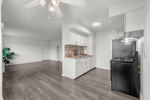 Two Bedroom Dining & Living Area at Sunset Square Apartments, West Covina, CA