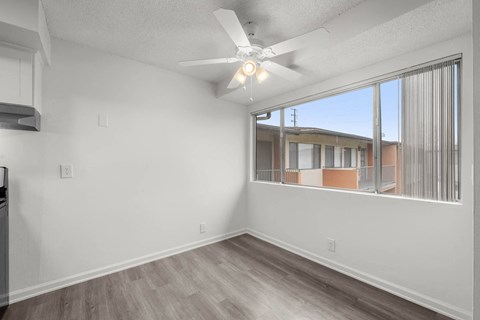 Two bedroom dining area at Sunset Square Apartments, West Covina