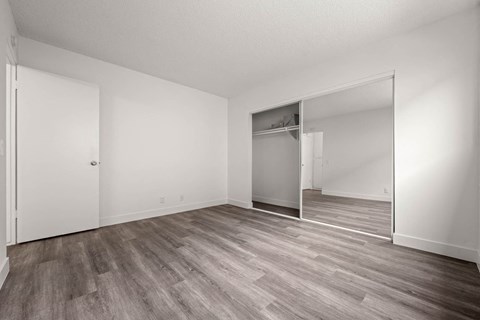 Large sleeping area at Sunset Square Apartments, West Covina