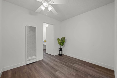 Extended living area space at Sunset Square Apartments, West Covina, CA