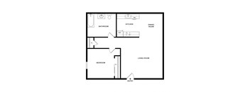 1 bedroom Floor Plan