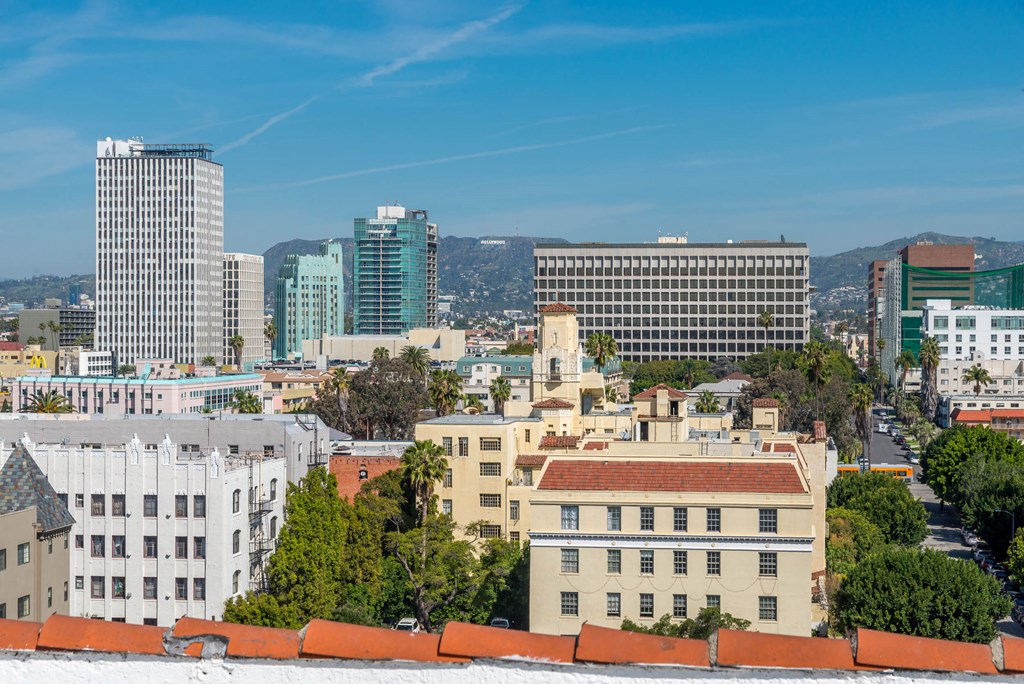 View of Hollywood sign