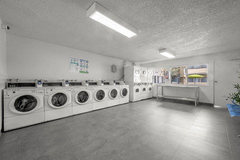 On-site laundry rooms upgraded for your convenience.