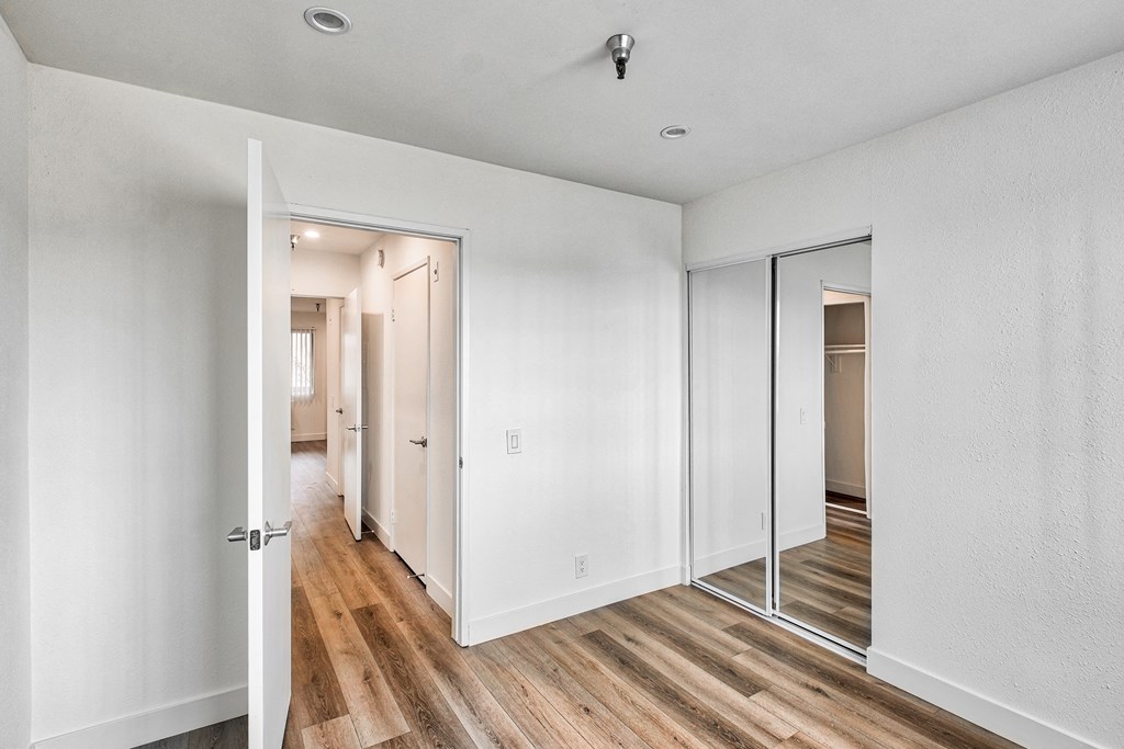 Bedroom view with Closet