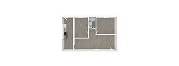 a0297 floor plan of a studio apartment