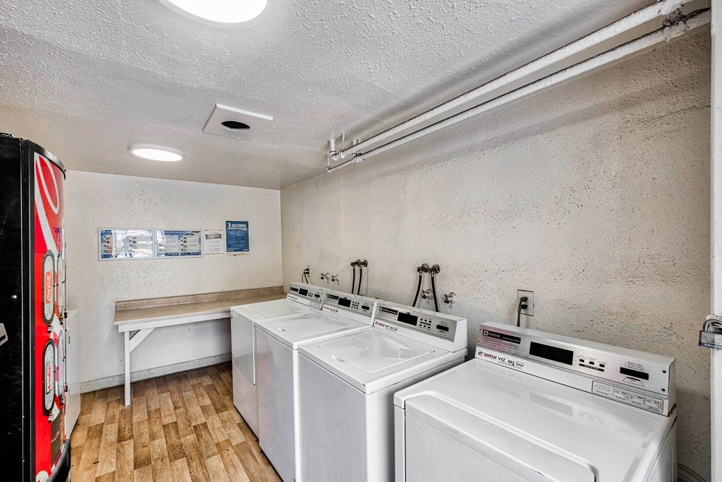 laundry room at Serrano Apartments, West Covina, CA