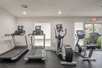 the gym in our new building is equipped with cardio equipment