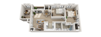 a floor plan is shown in this rendering