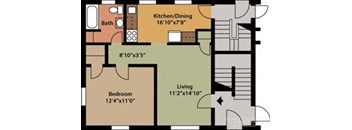 a diagram of a floor plan of a house