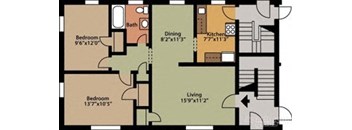 a picture of a floor plan of a house