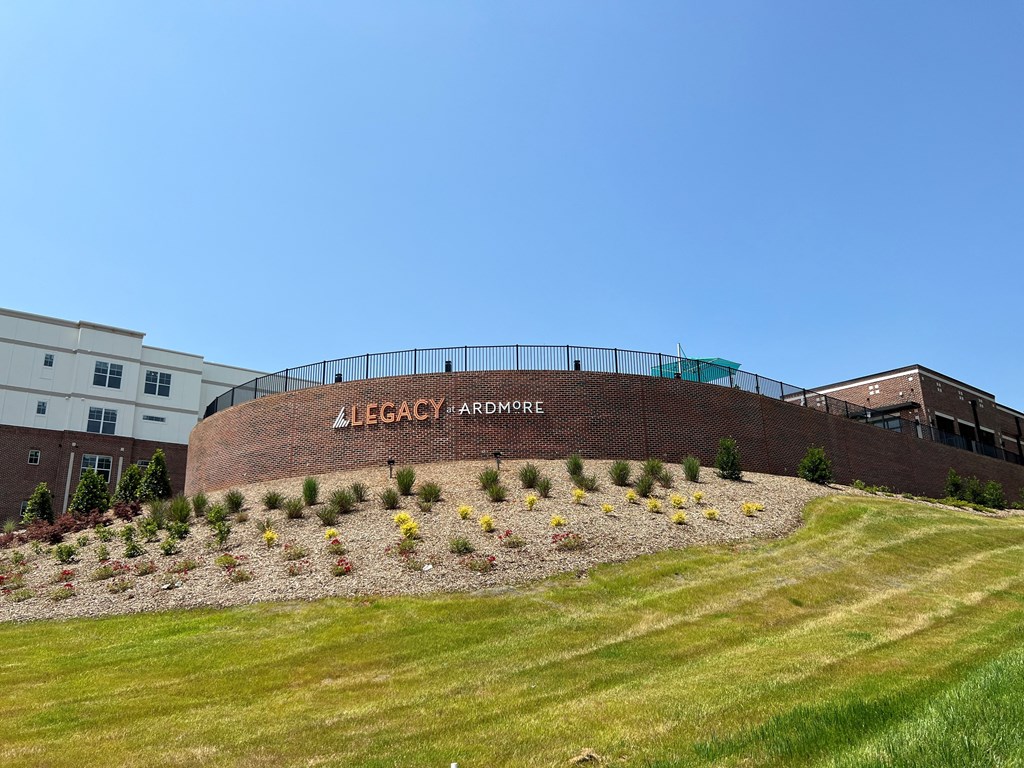 Exterior signage and landscaping