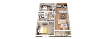 Irving Floor Plan at Greenway at Fisher Park, Greensboro, NC, 27401