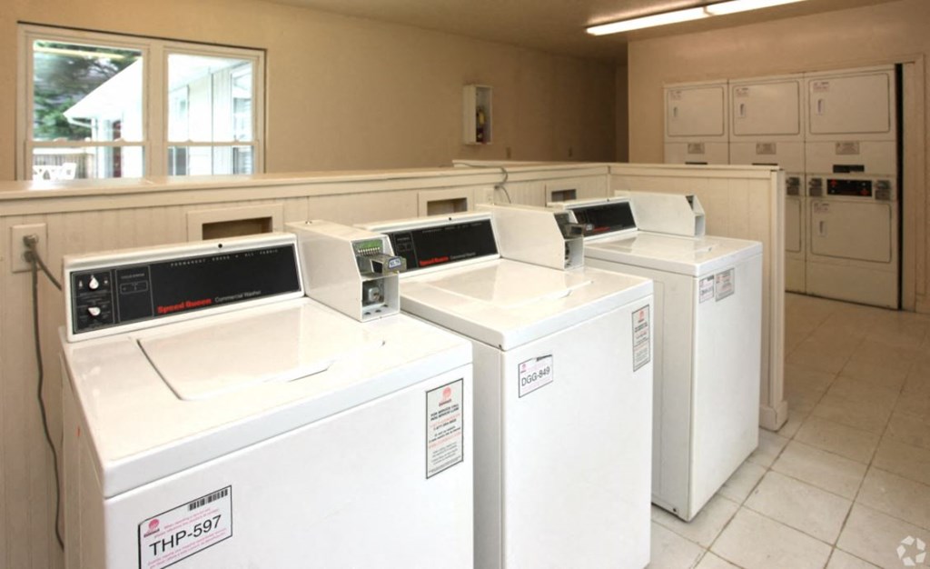 Coin operated laundry facilities