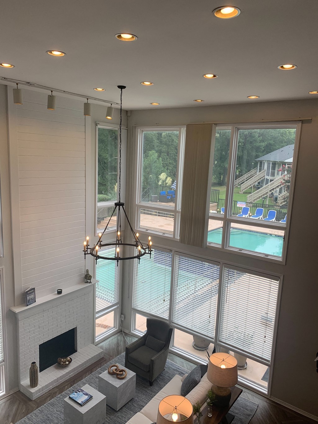 View of leasing office from above  at Huntington Apartments, Morrisville, 27560