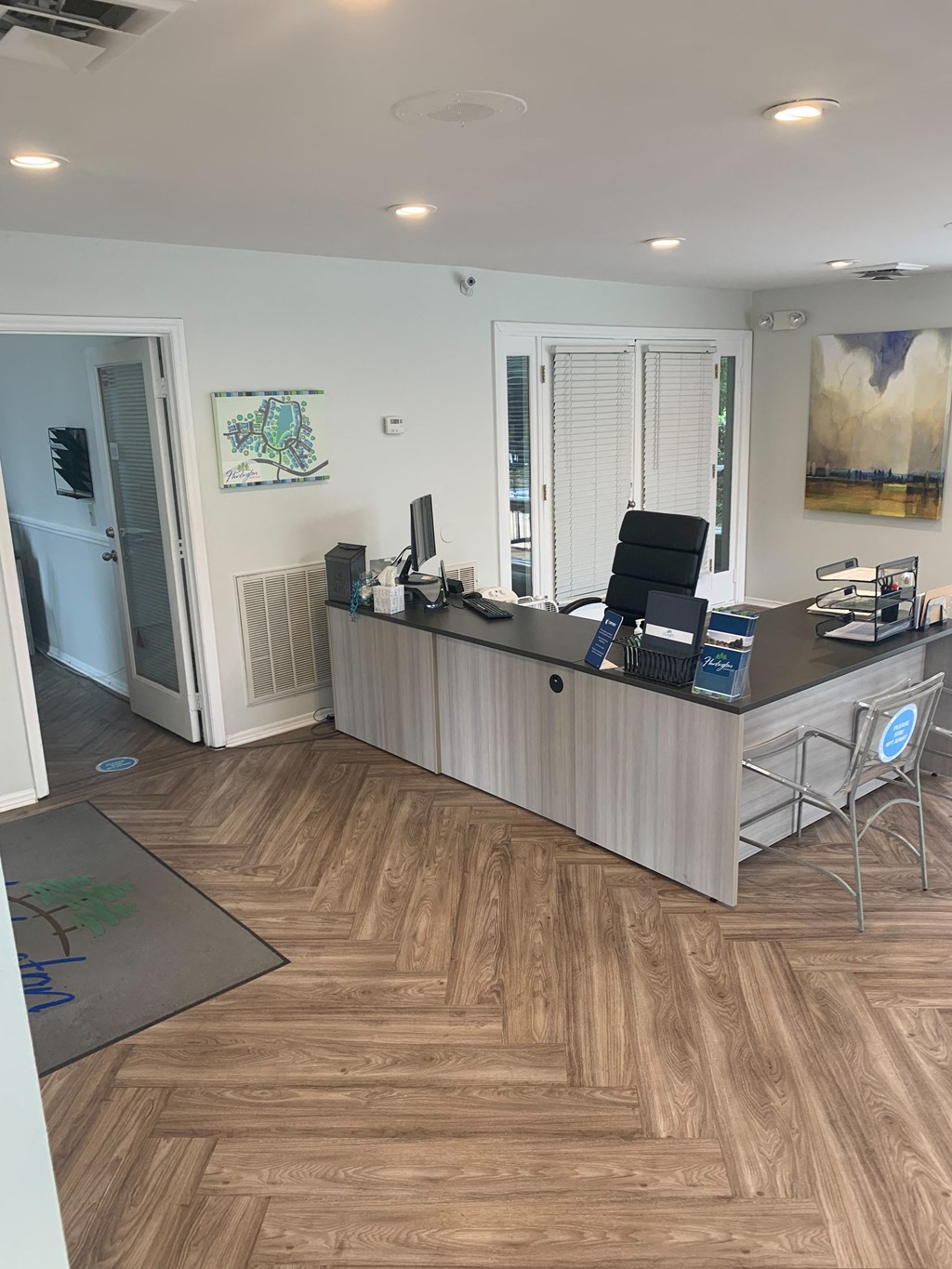 Leasing Office Desk  at Huntington Apartments, Morrisville, NC, 27560