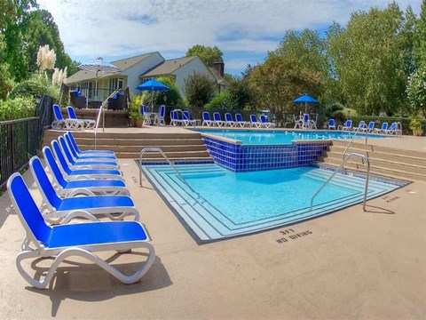 Beautiful pool and sundeck  at Huntington Apartments, Morrisville, 27560