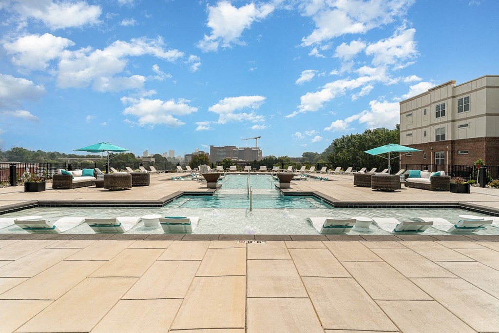 take a dip in the pool at the central apartments near downtown minneapolis mn 55408