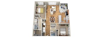 The Fenway Floor Plan at Greenway at Stadium Park, Greensboro, NC, 27401