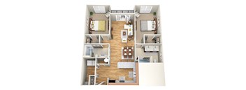 The Newbridge Floor Plan at Greenway at Stadium Park, North Carolina