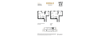 A floor plan for a property called Bordalo Muze on Rideau.