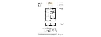 the third level floor plan of tower b condos
