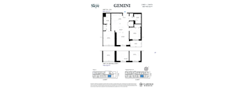 Skye Gemini 2 Bedroom Balcony