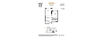 the floor plan of tower a of kobra towers
