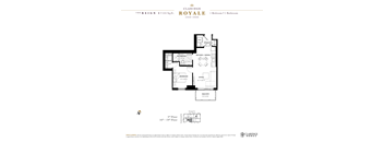 A floor plan for a Claridge Royale suite shows a living area, dining room, and bedroom.