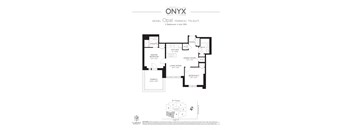 a floor plan of the apartment