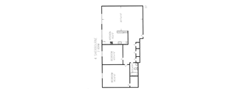 a schematic diagram of the floor plan of a building