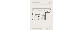 the floor plan of the apartment