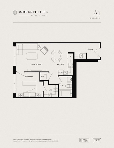 the floor plan of the apartment
