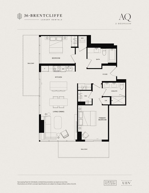 the level 2 bedroom floor plan  acacia residences