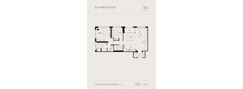 the floor plan of 4 bedroom apartment