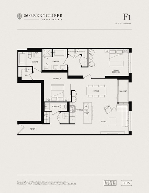 the site plan of the 2nd floor